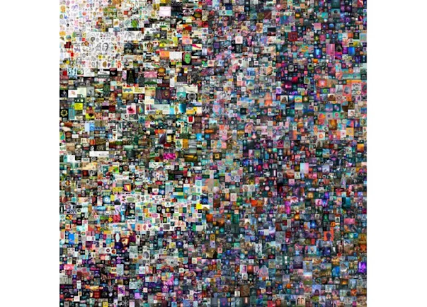 Imagem Everydays: The First 5000 Days, do artista Bleep, foi vendida por US$ 69,3 milhões — Foto: Reprodução/Christie's